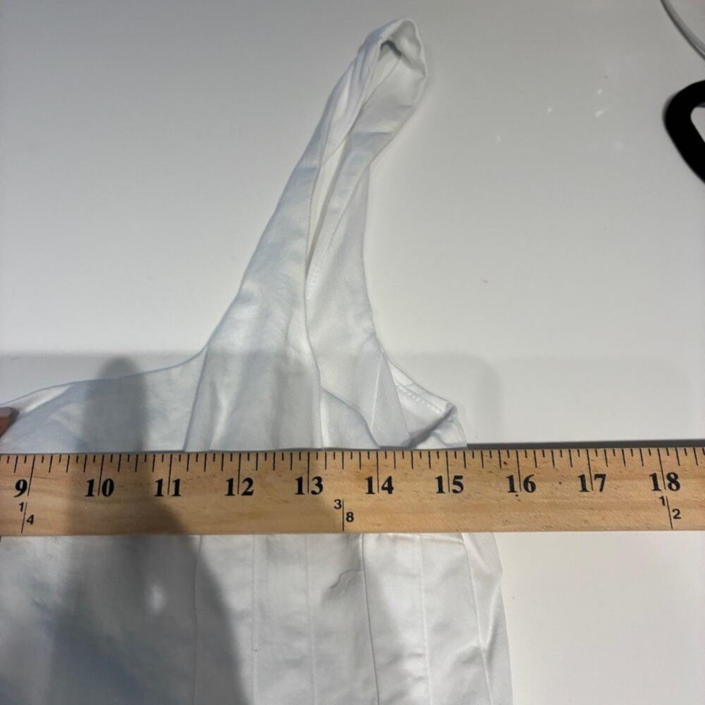 Zara White Sleeveless Mini Dress - Picture 5 of 8